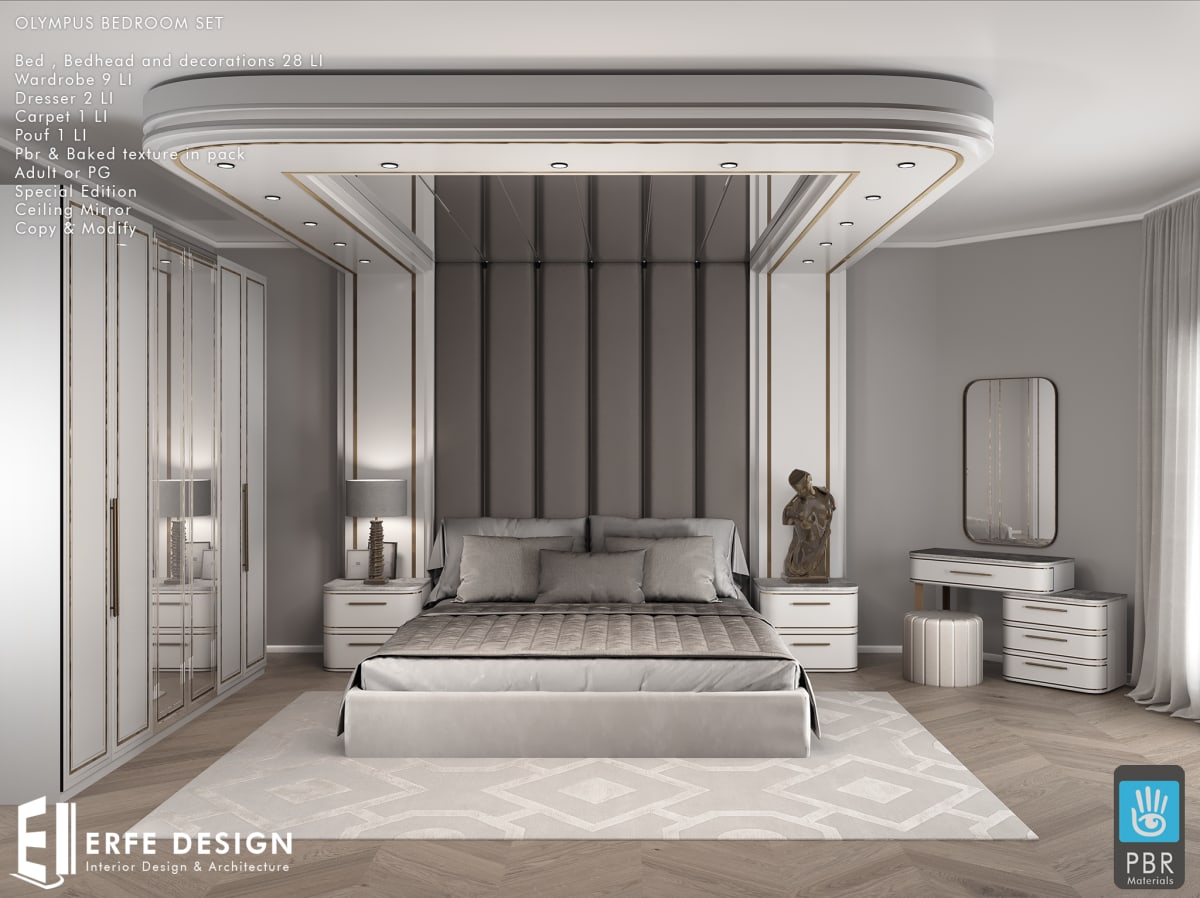 Olympus Bedroom Set PG PBR & NonPBR