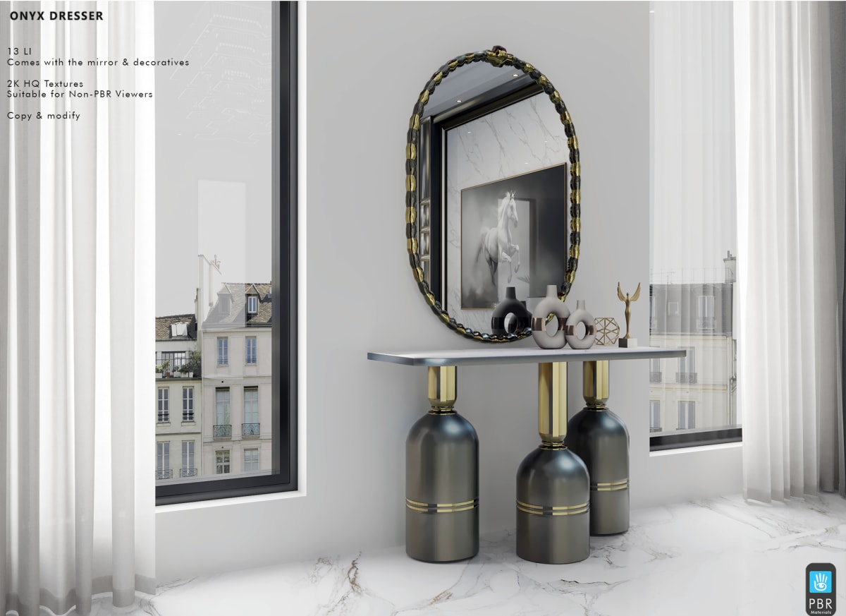 Onyx Dresser 13 LI - PBR