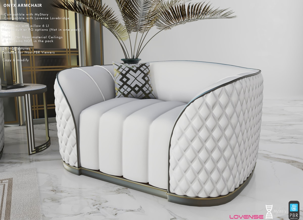 Onyx Armchair 6LI WHITE - PG