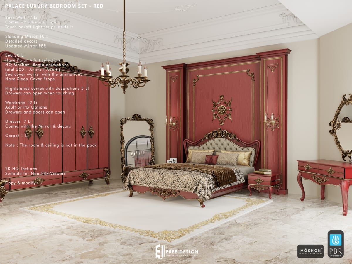 Palace Bedroom Set Adult FATPACK 5
