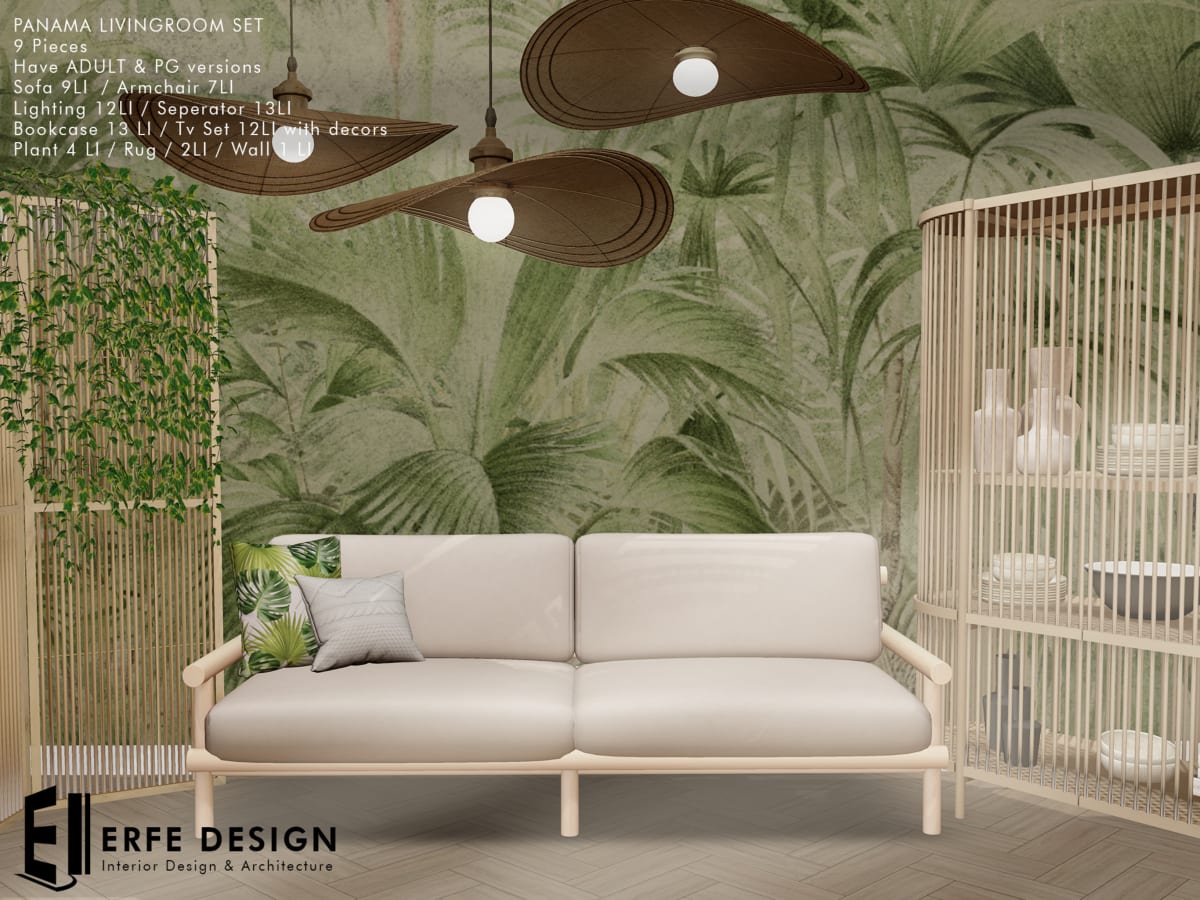Panama Livingroom Set PG version [Erfe Design) 3