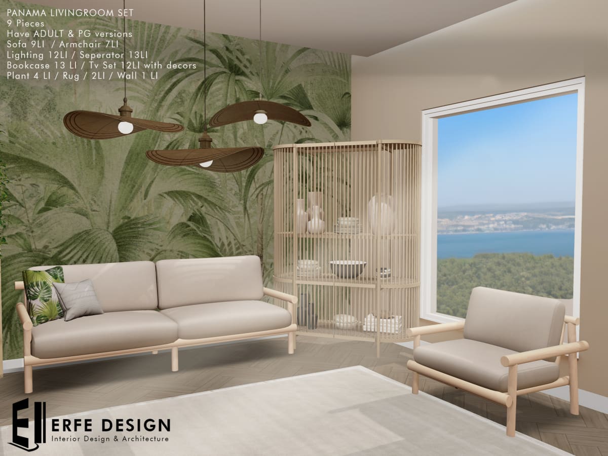 Panama Livingroom Set PG version [Erfe Design) 2