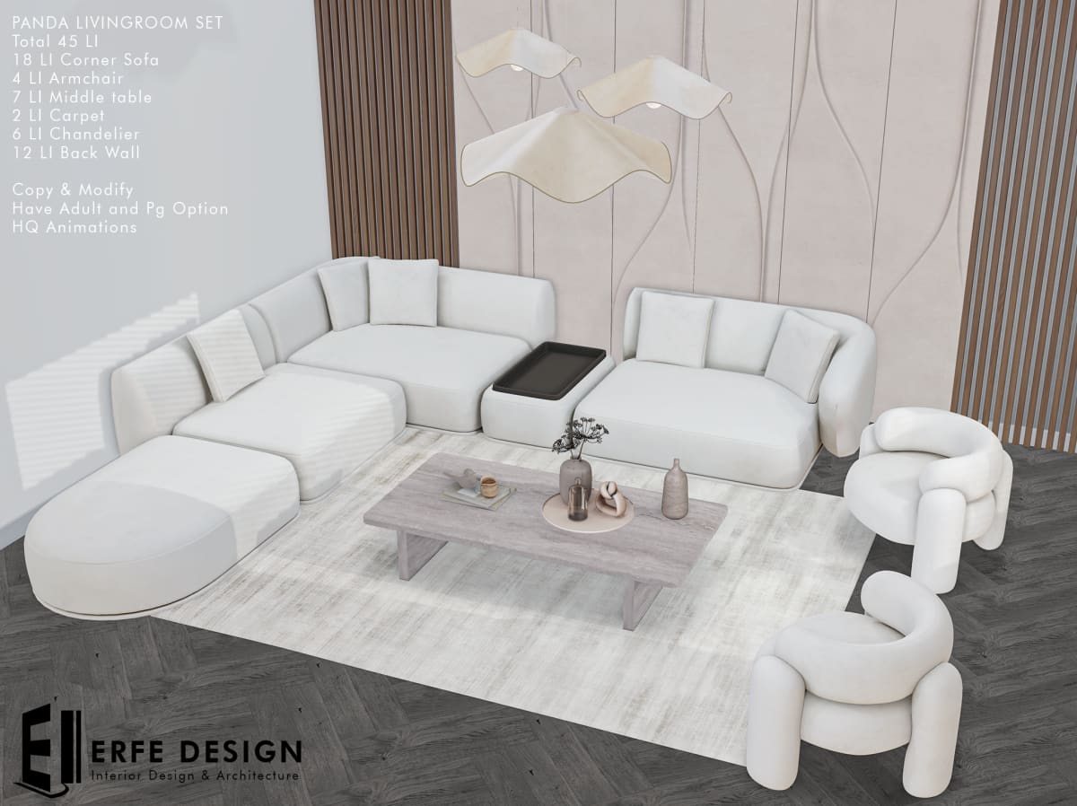 Panda Livingroom Set 45 LI PG