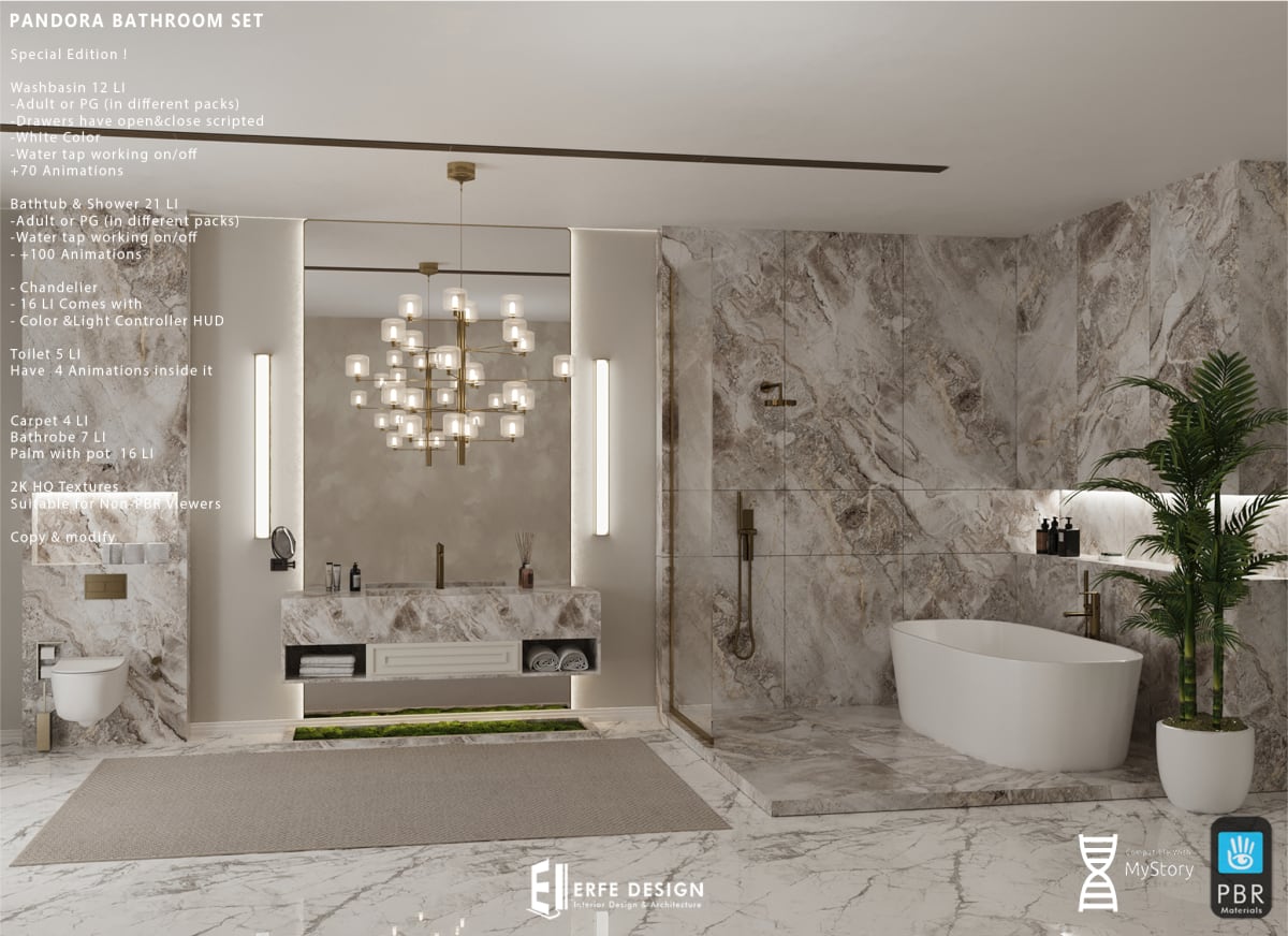 Pandora Bathroom Set PG 2
