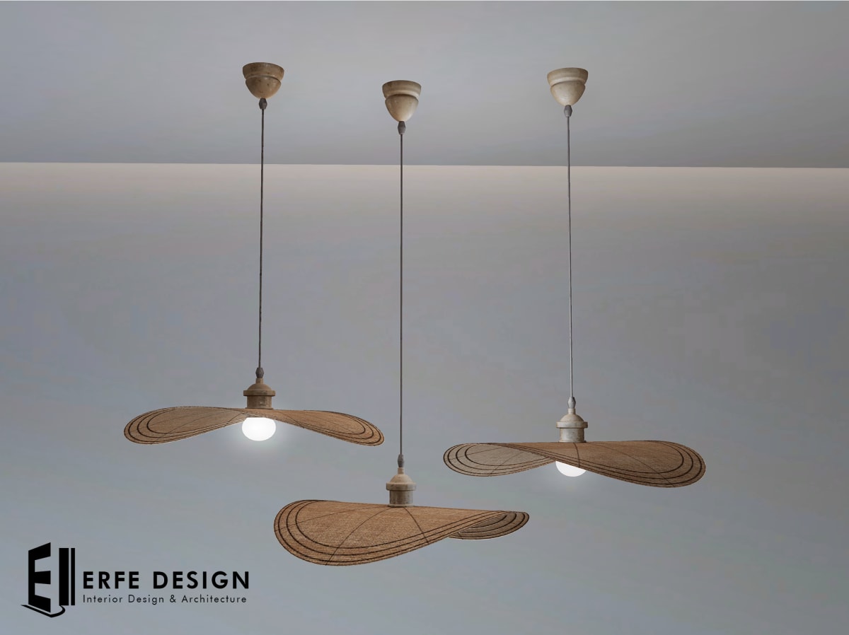 -Papillon 3 Chandelier 5LI