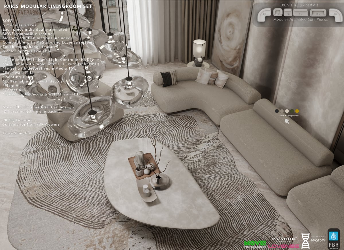 Paris Livingroom Set v2.0 - PG 4