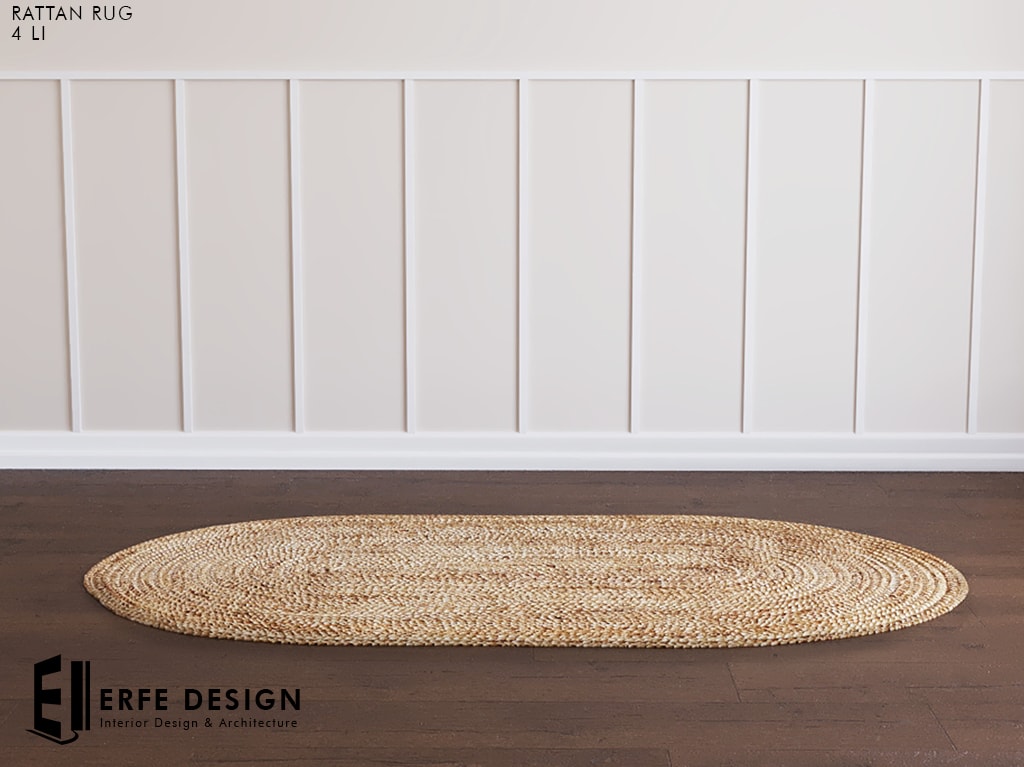 Rattan Rug 4 LI Elips