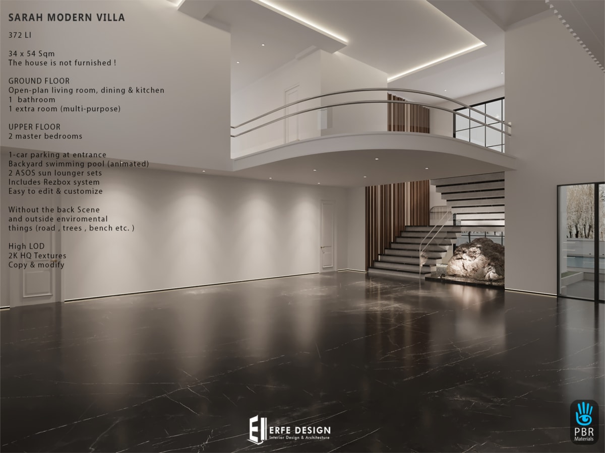 Sarah Modern Villa 372 LI 34x56 7