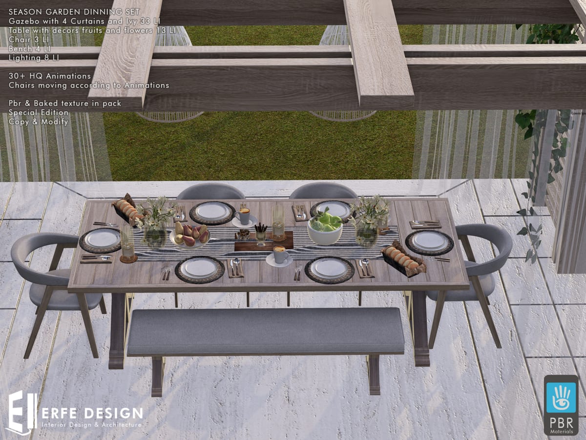 Season Diningroom Set  PBR & NonPBR 5