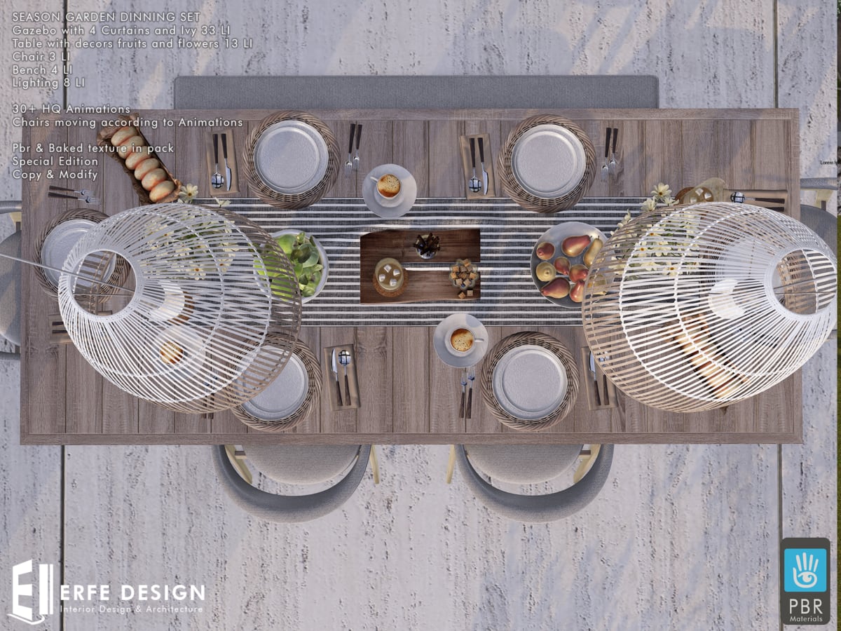 Season Diningroom Set  PBR & NonPBR 4