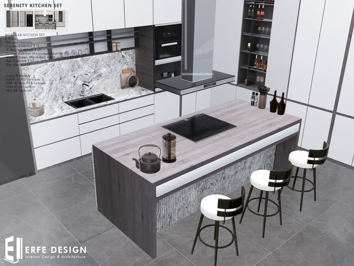 Serenity Kitchen Set v.3.0  5 Pieces ADULT 3