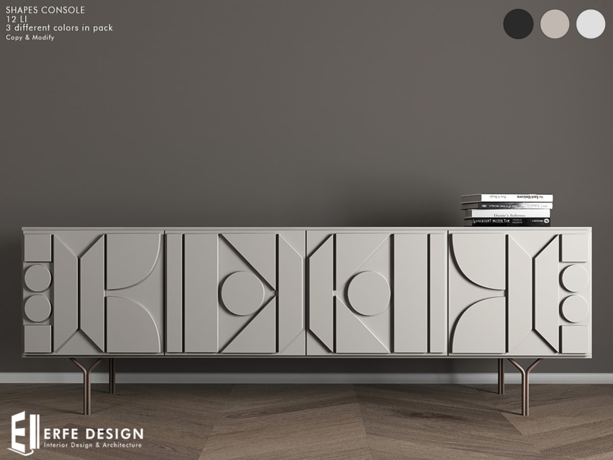 Shapes Console 3 Colors 12 LI