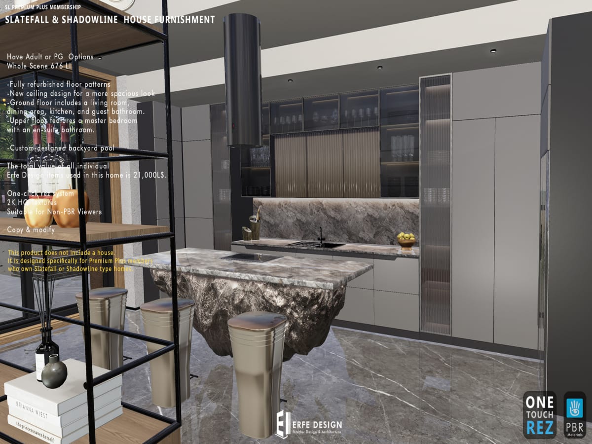 Erfe SlateFall & Shadowline  House Furnished PG 6