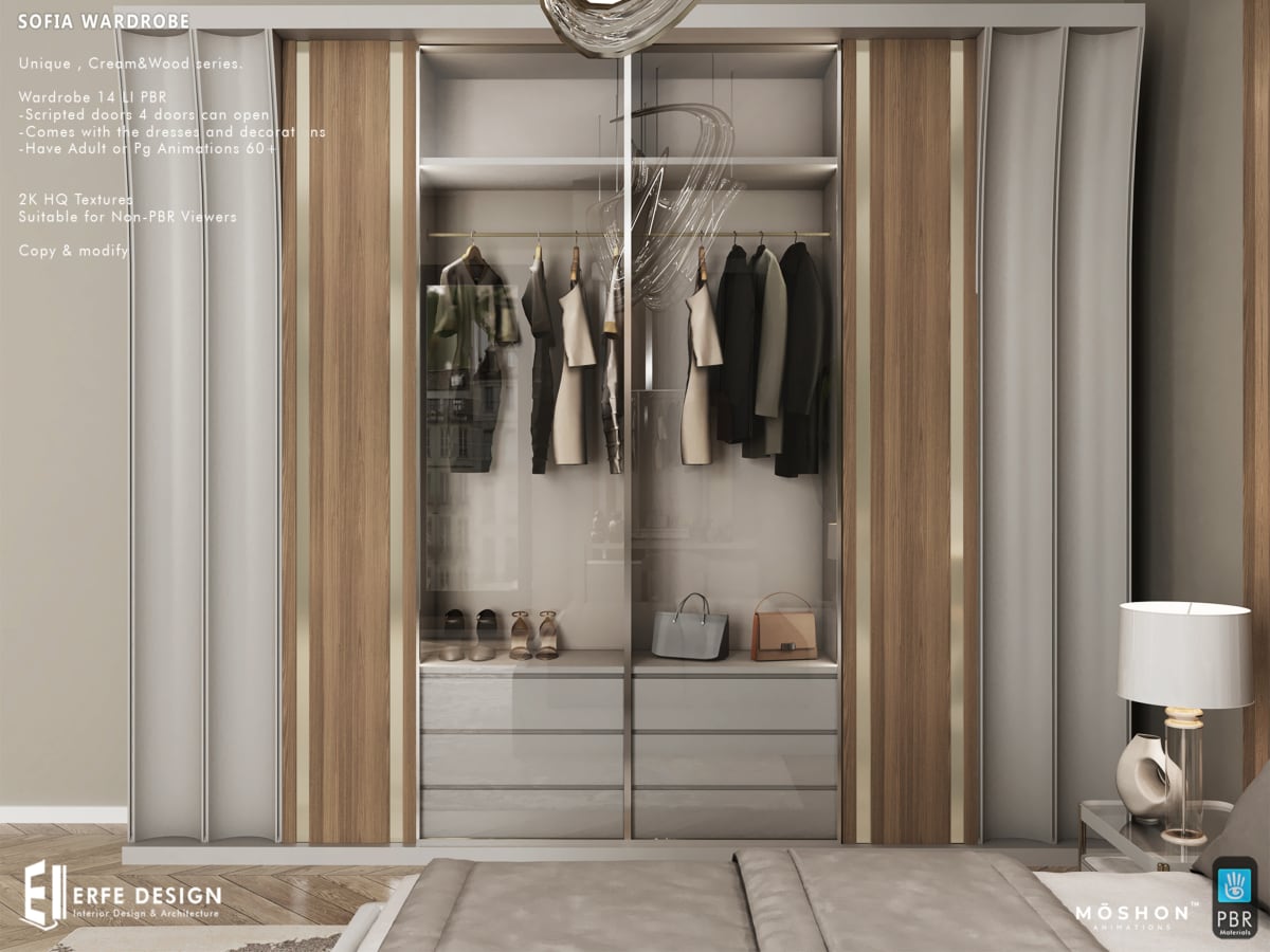 Sofia Wardrobe ADULT PBR