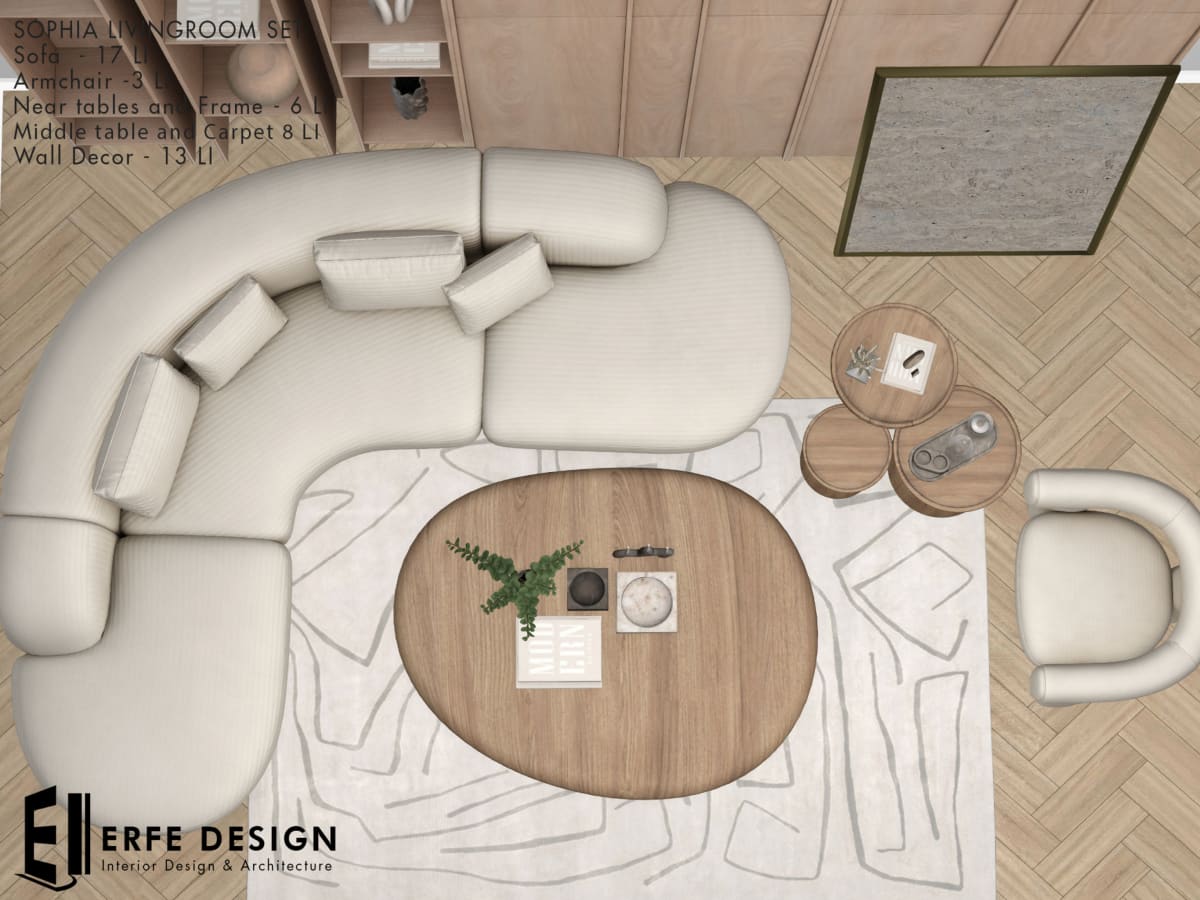 Sophia Livingroom Set Fatpack PG 45 LI 4