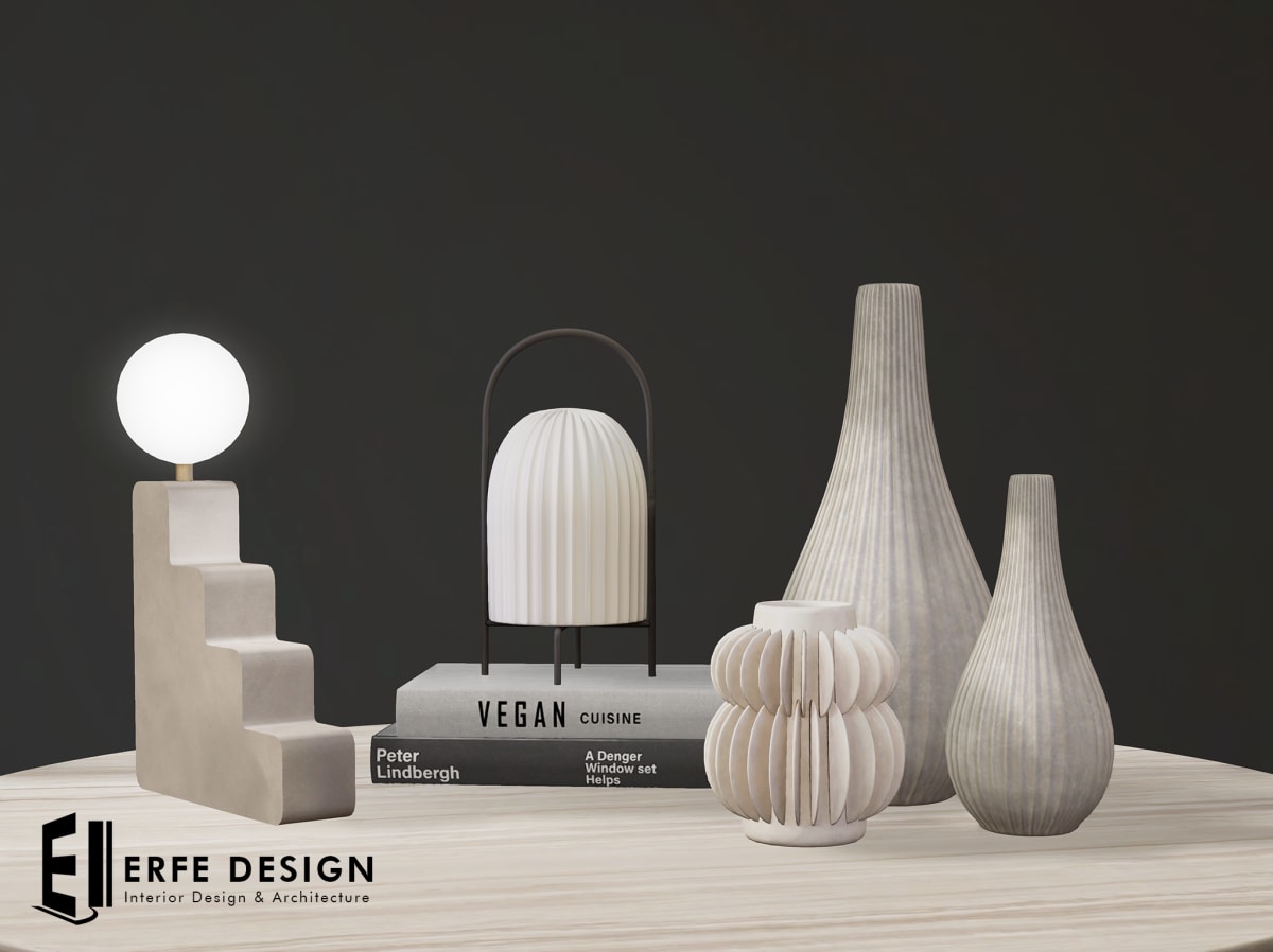 Stair lamp decorative set