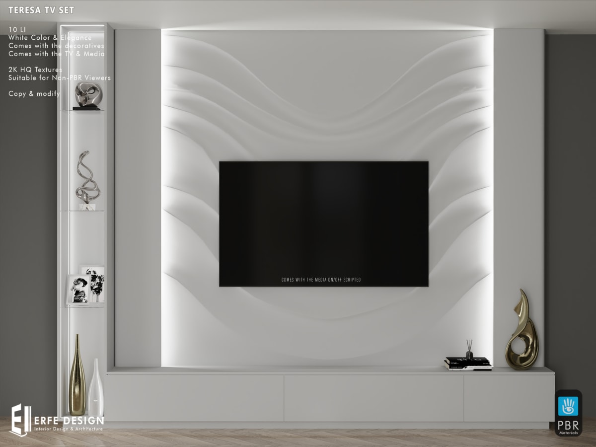 Teresa tv Set 10 LI PBR TV Media on