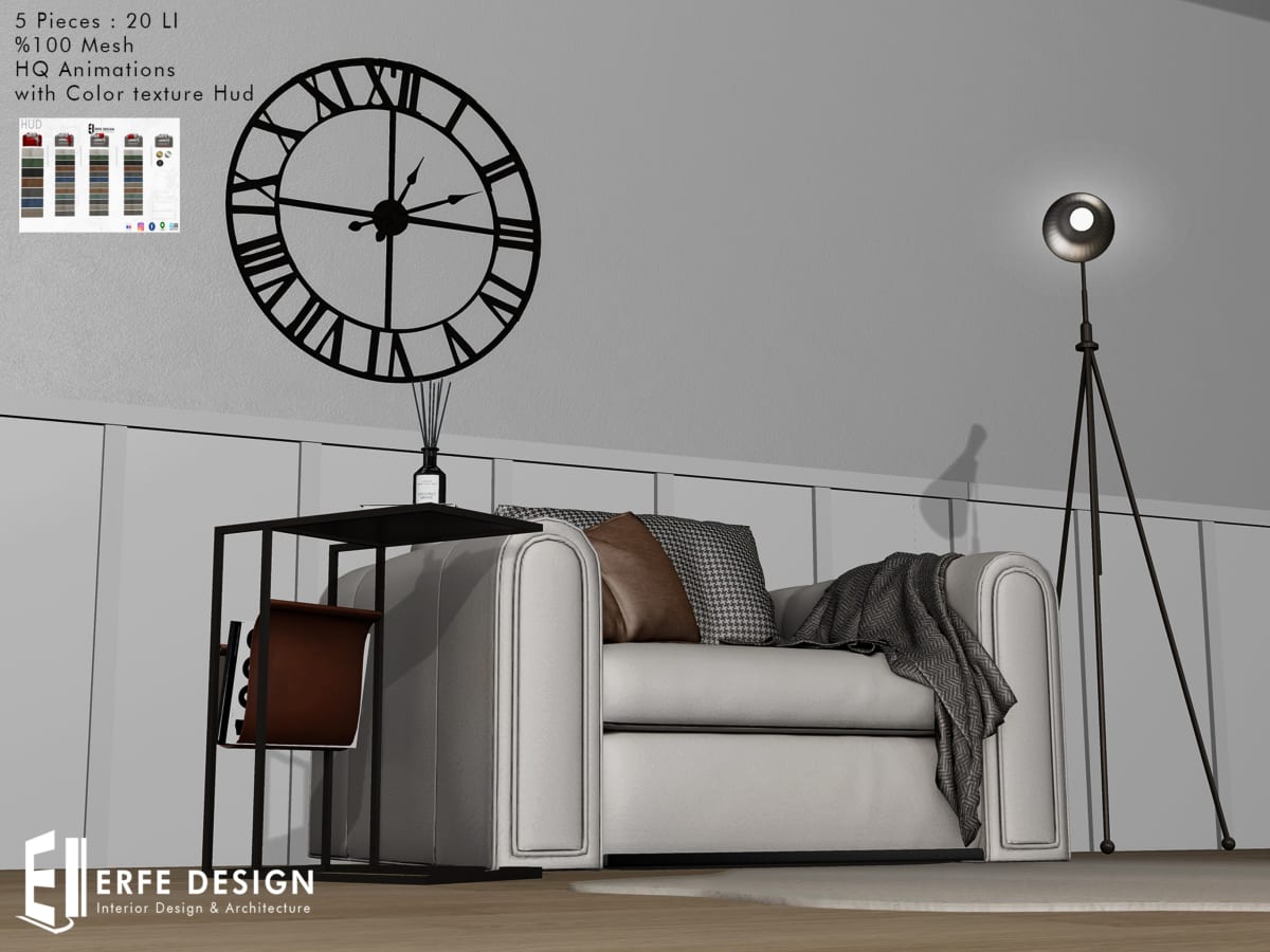 Viera Armchair Set 5 pcs 20 LI 4