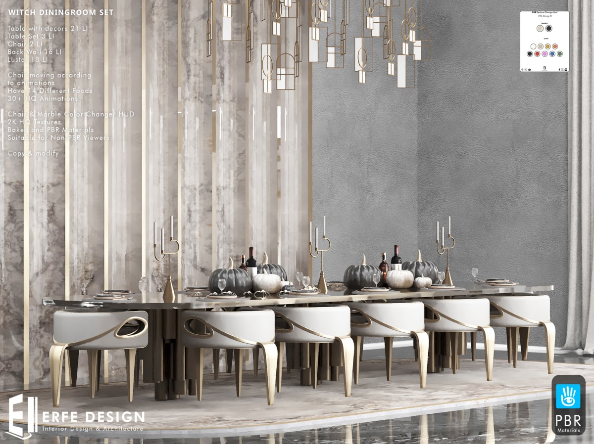 Witch Diningroom Set PBR 3
