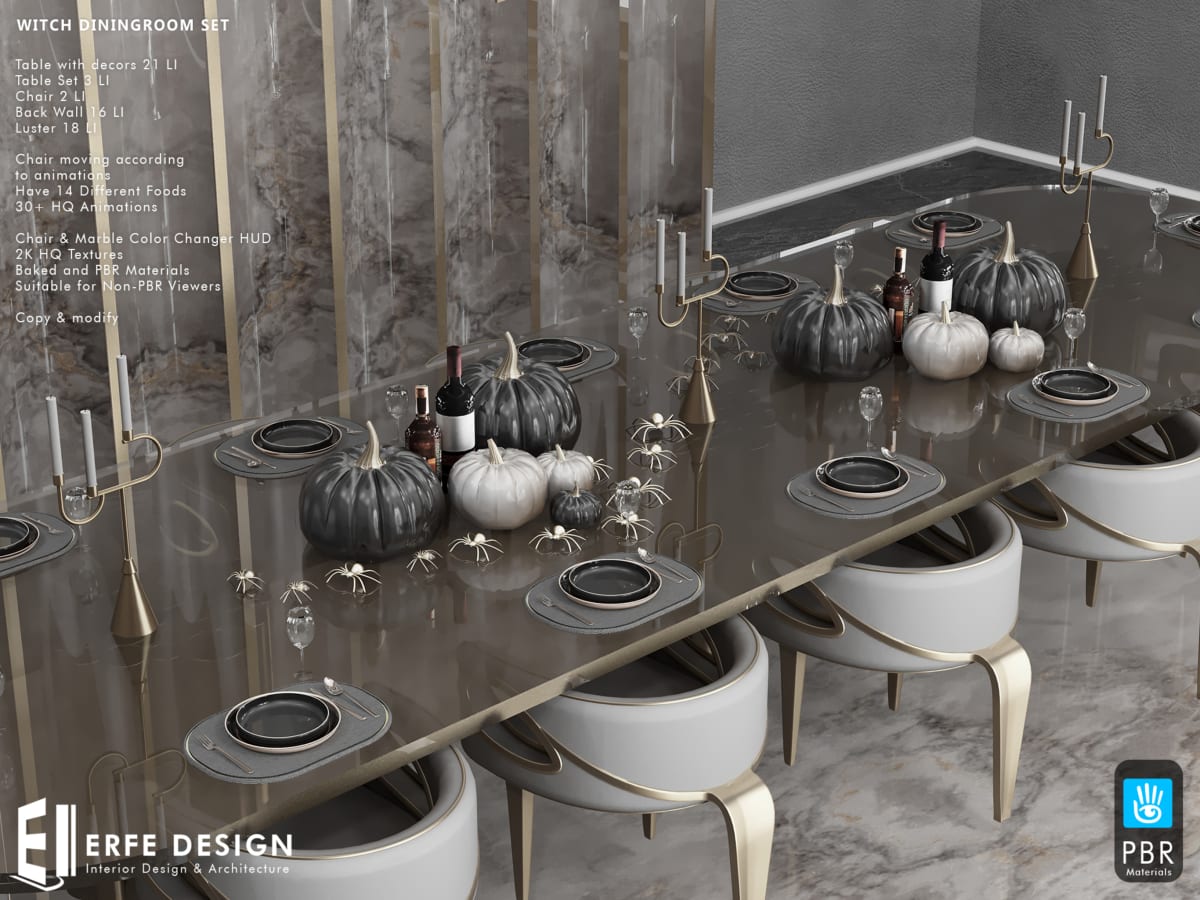 Witch Diningroom Set PBR 2