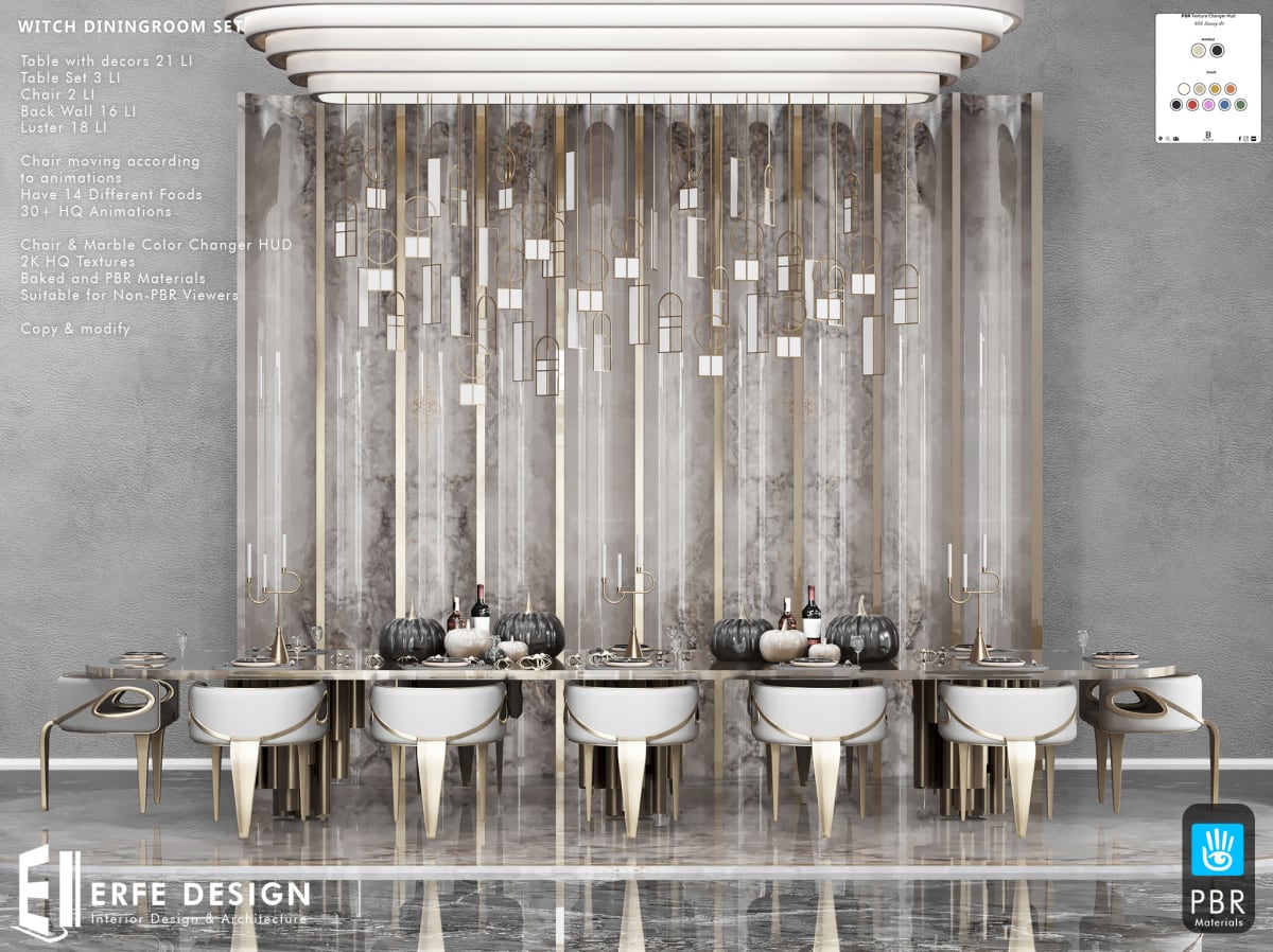 Witch Diningroom Set PBR
