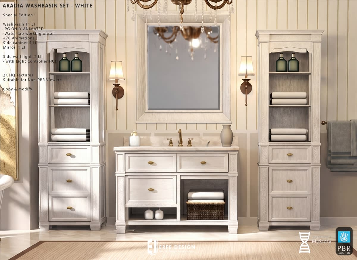 Aradia Washbasin White v. PG ONLY