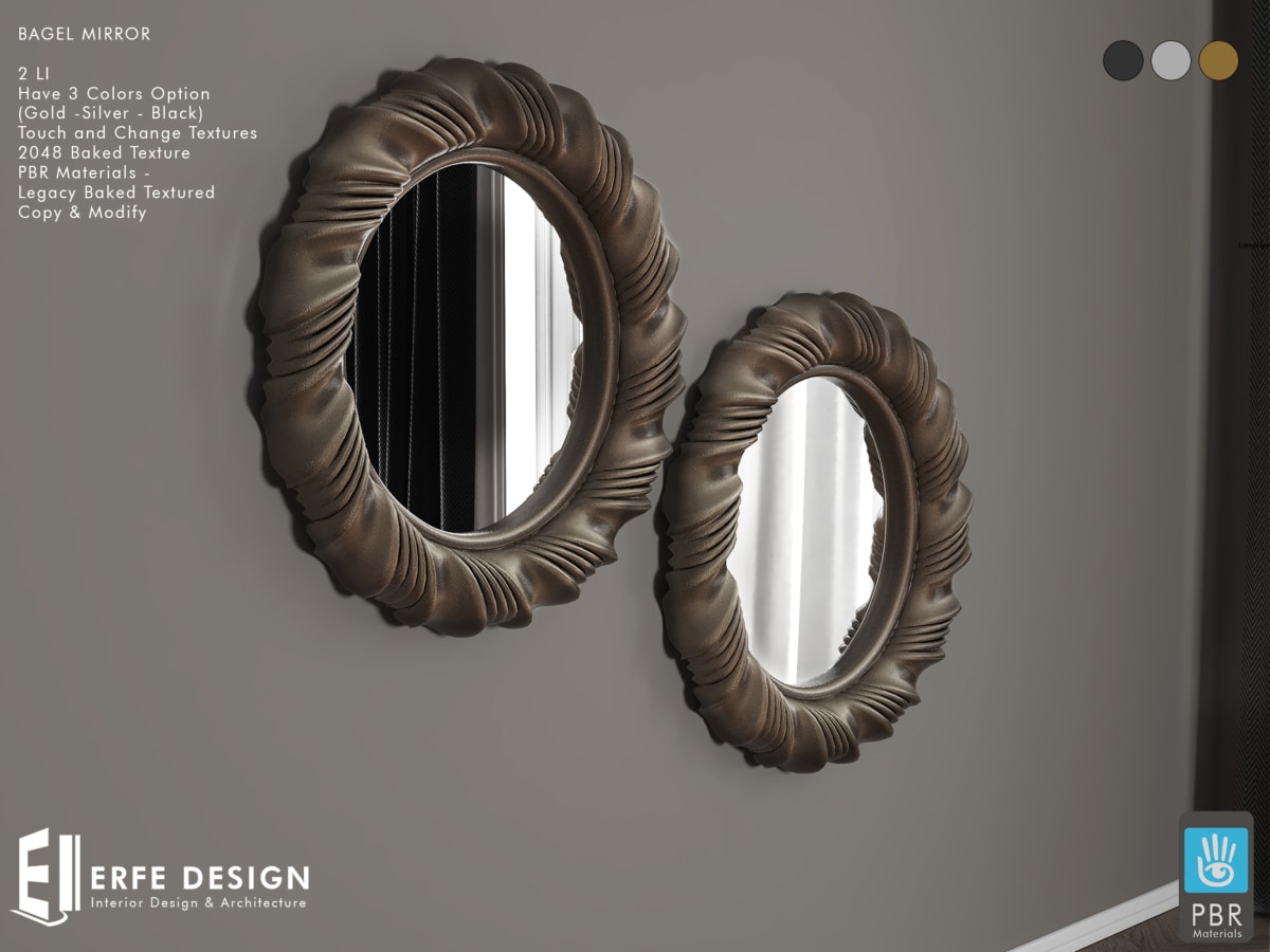 Bagel Mirror 2 LI (3 Colors)