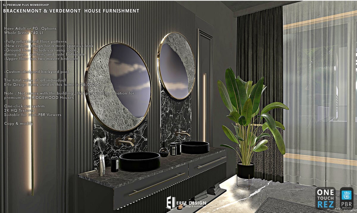Erfe's Brackenmont  House Furnishment  ADULT - PACK 8