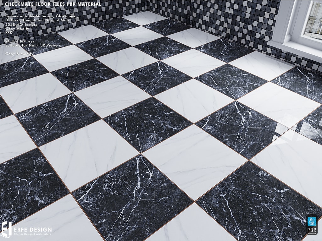 Checkmate Floor Tiles Material