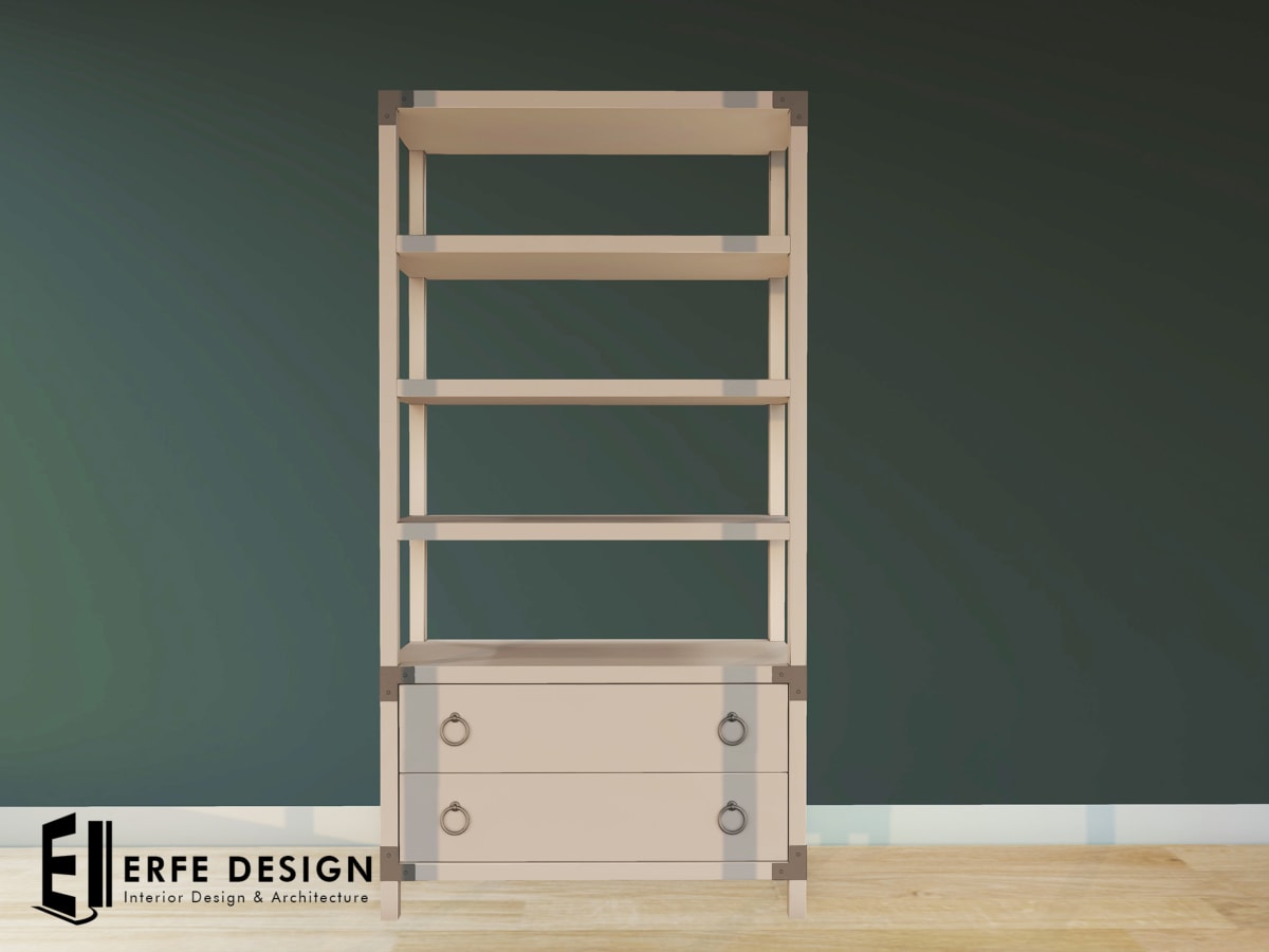 Country tiny bookcase 3LI
