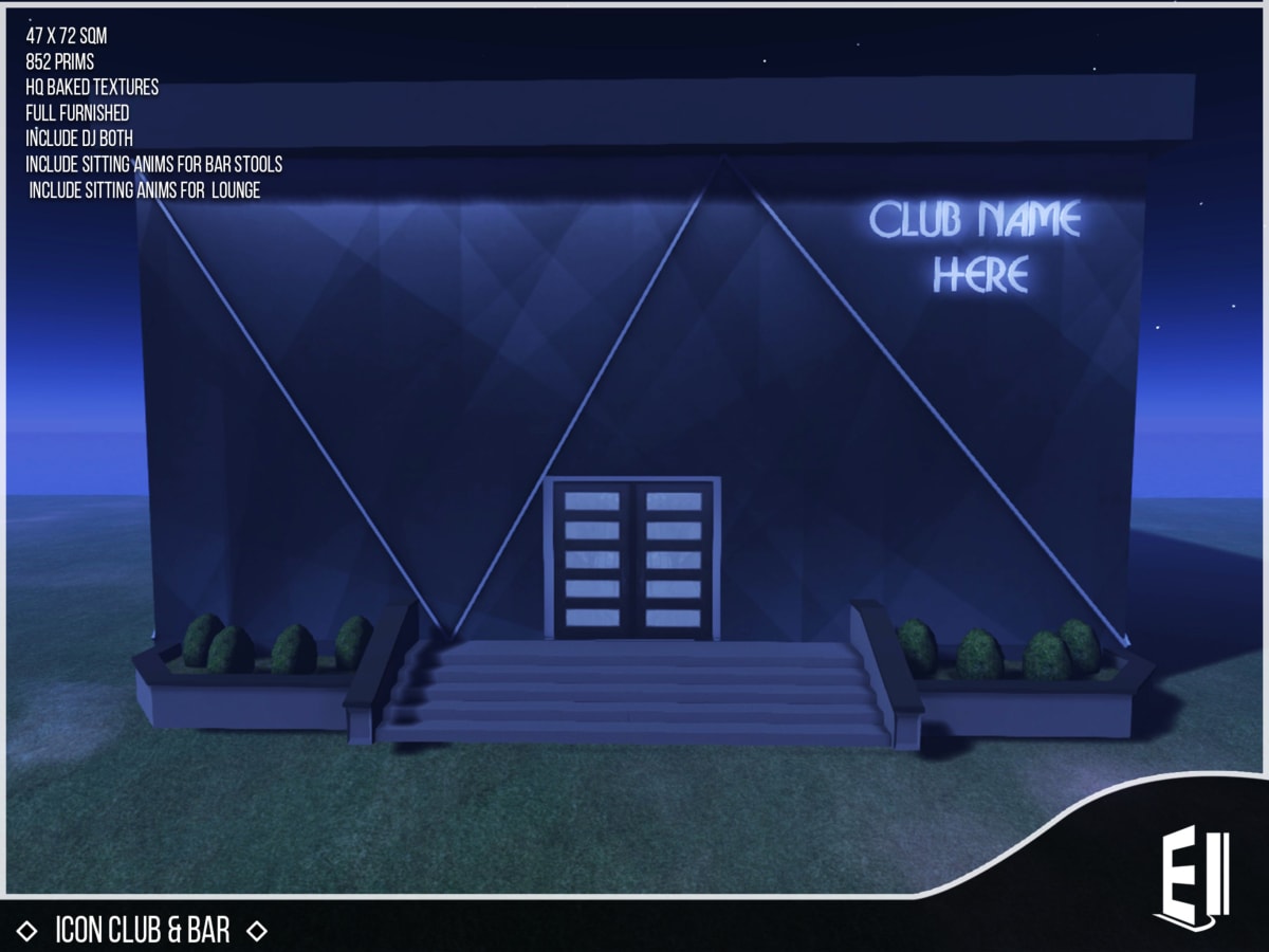 Club ICON  70x40 sqm 847 prims 2