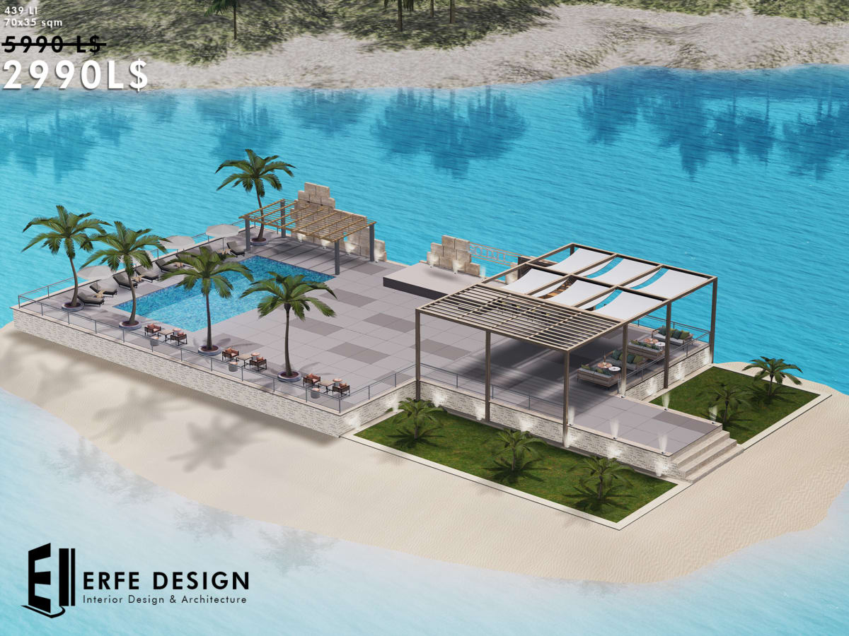 -Margarita Beach club v2 439 LI 70x35 sqm, V.2 Erfe design 7