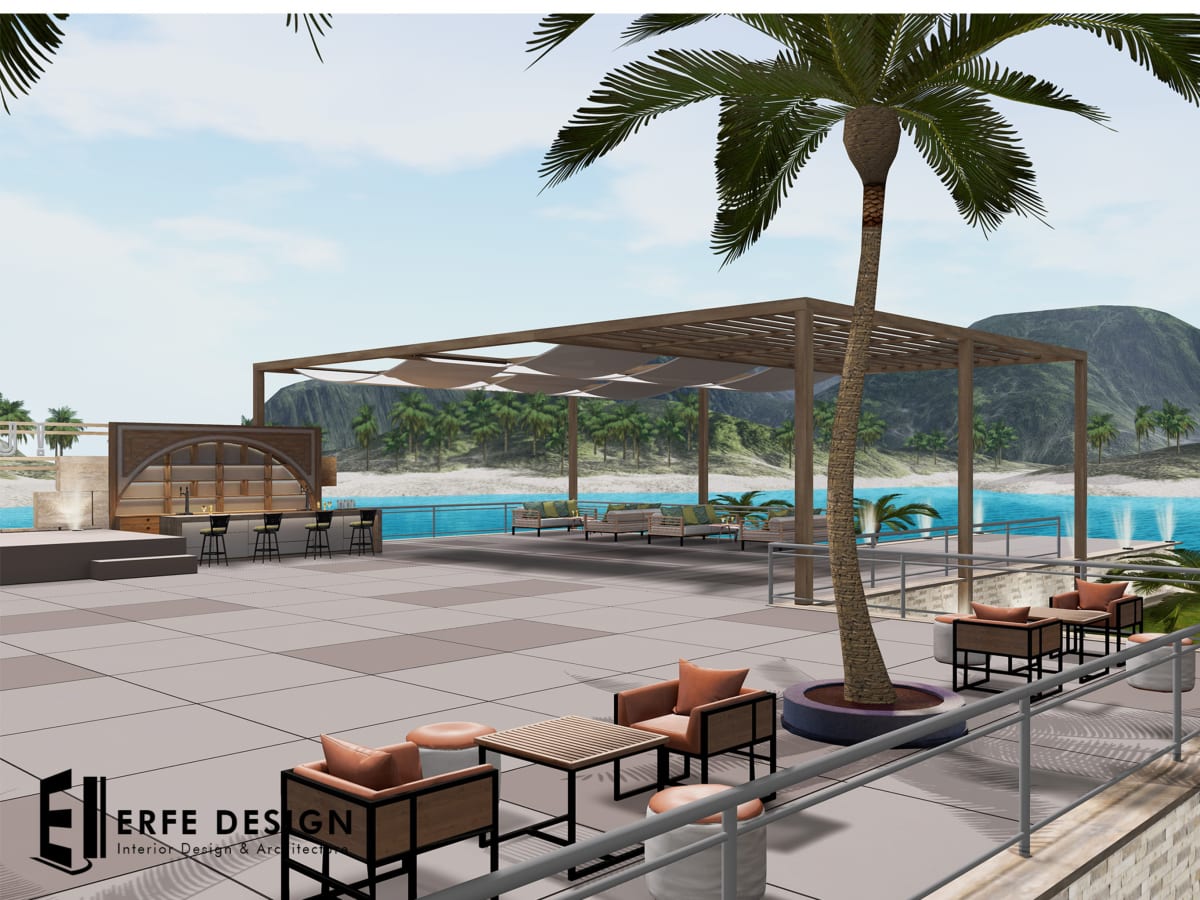 -Margarita Beach club v2 439 LI 70x35 sqm, V.2 Erfe design 5