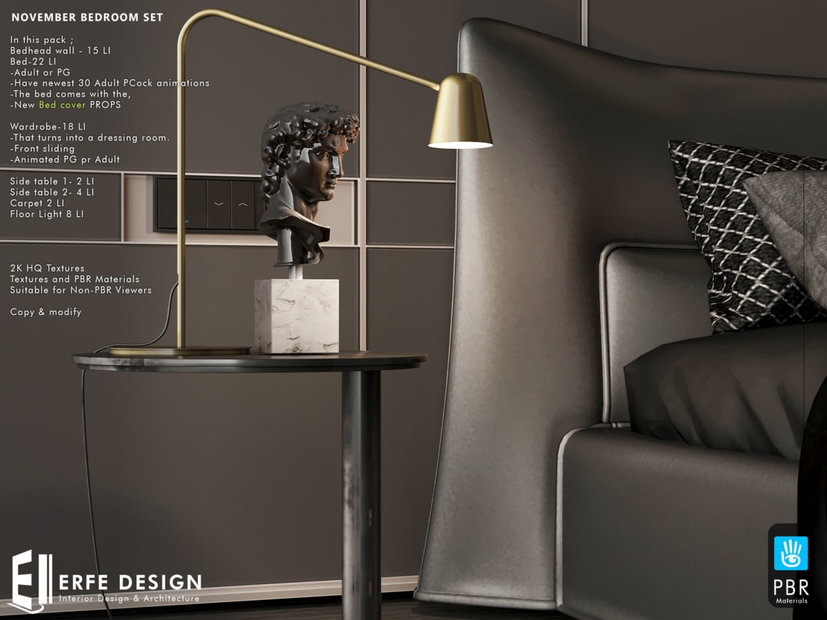 November Bedroom Set PG  PBR &amp; NonPBR 3