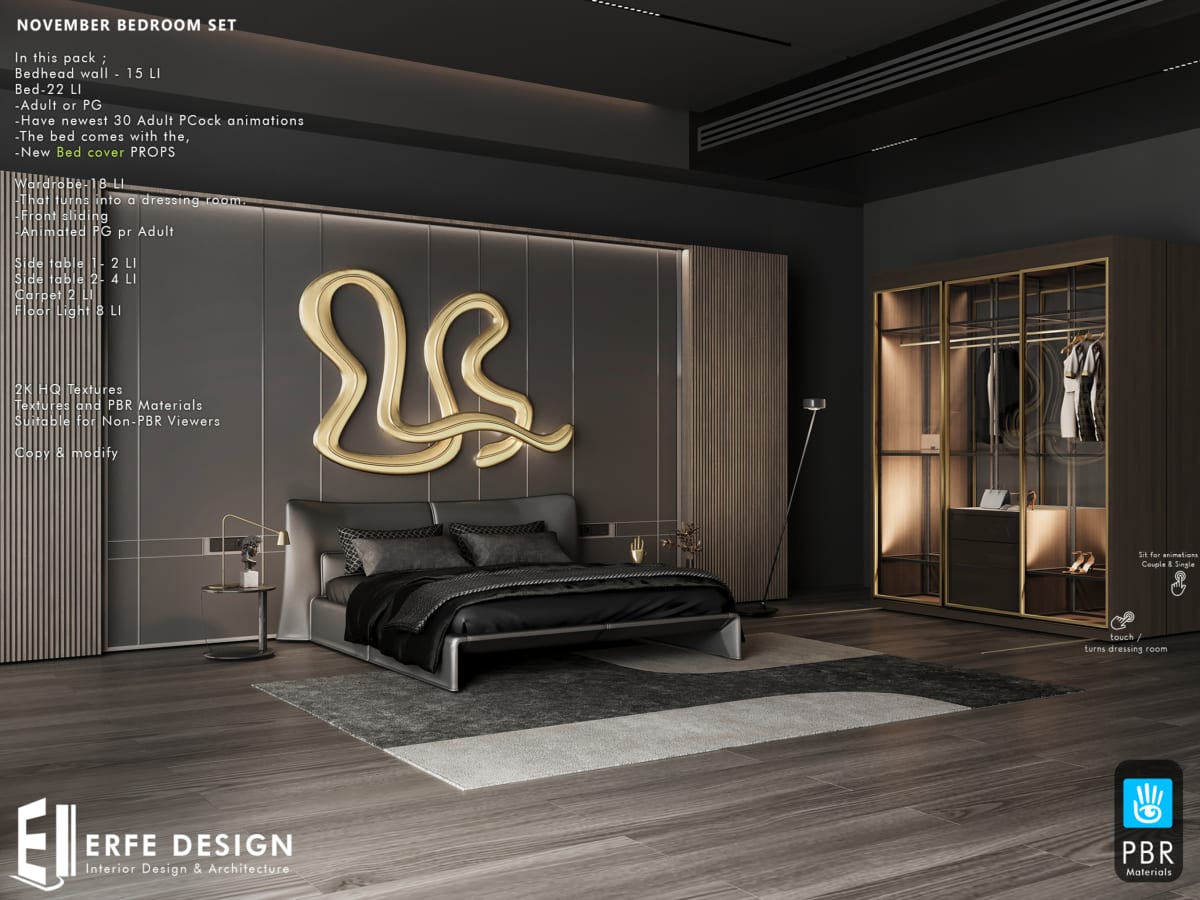 November Bedroom Set PG PBR & NonPBR