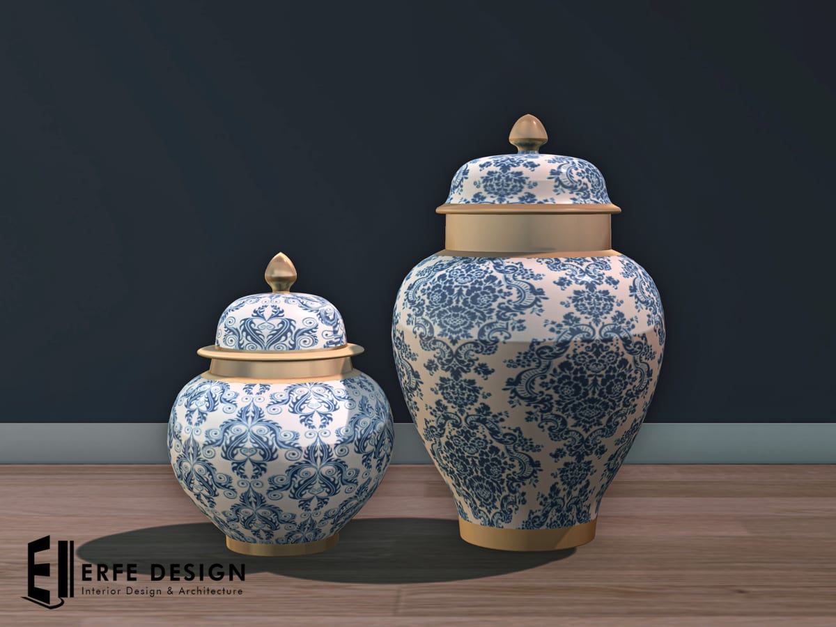 -Otto Vase Set (both) 2 LI