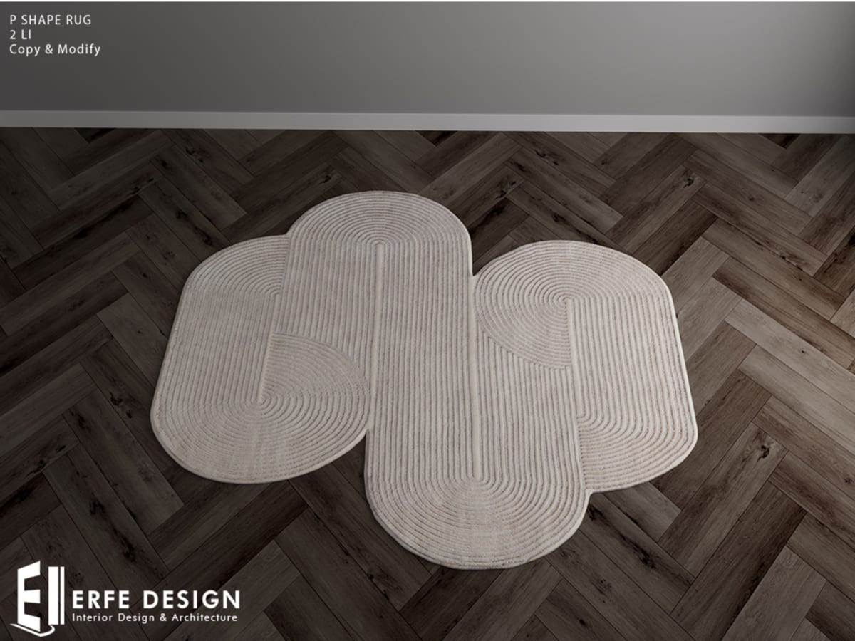 P Shape Rug