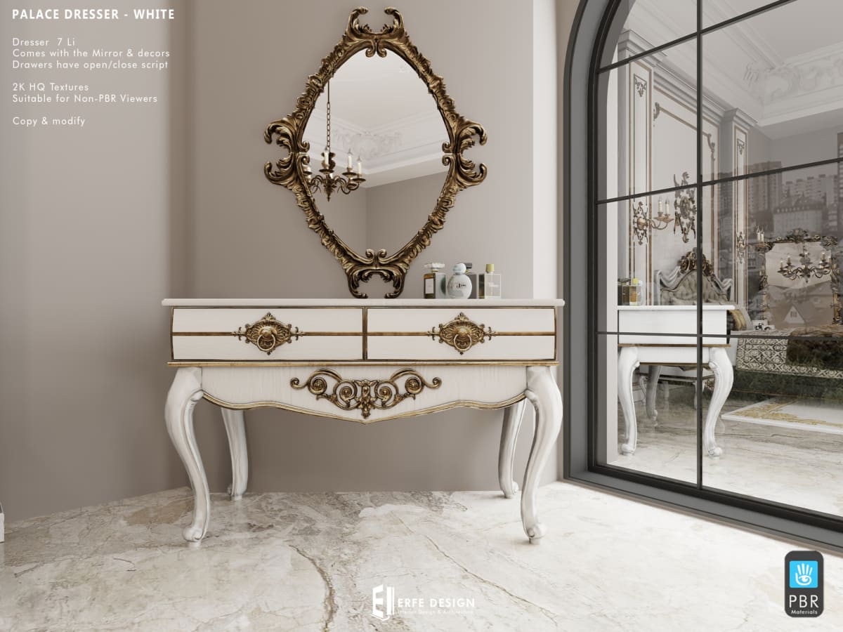 Palace Bedroom Set PG WHITE 4