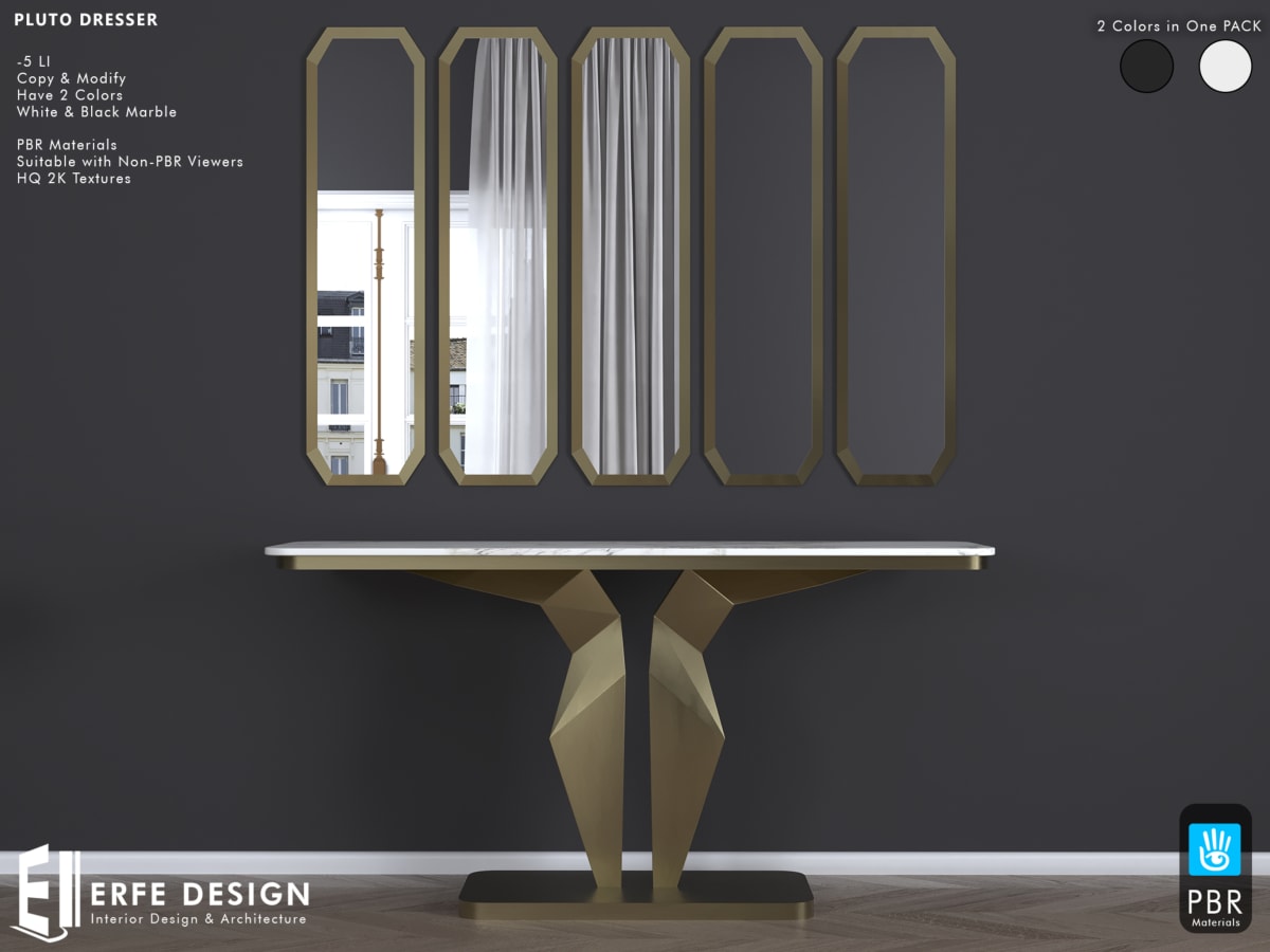 Pluto Dresser 5 LI 2 COLORS PACK