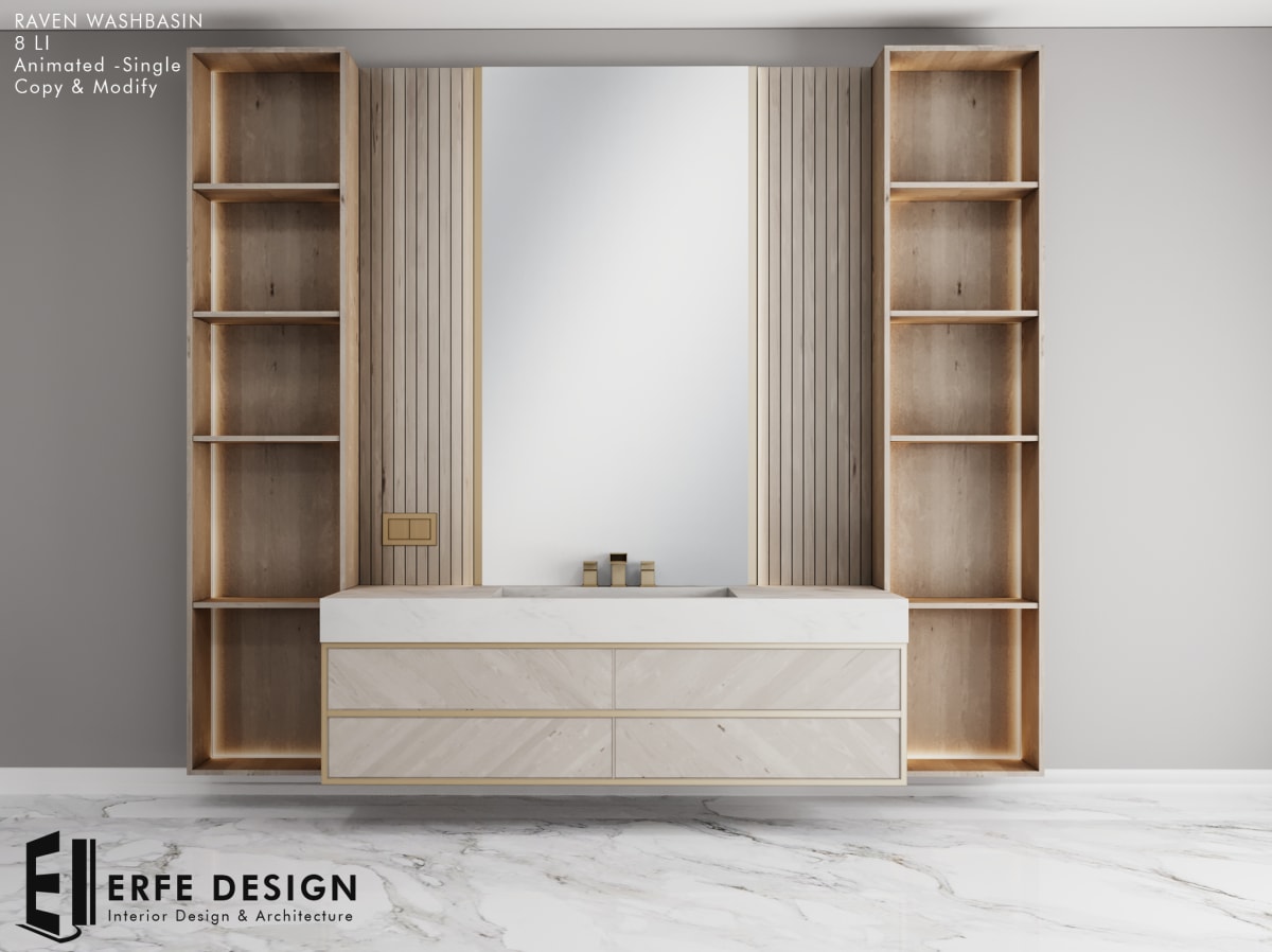 Raven Bath Washbasin 8 LI