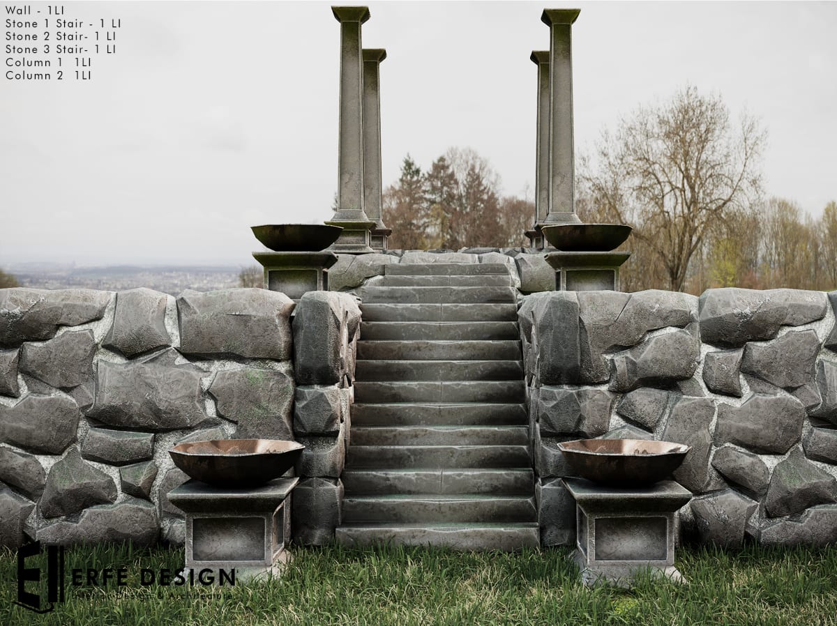 Maya Stone Set Pack 6 Pcs -