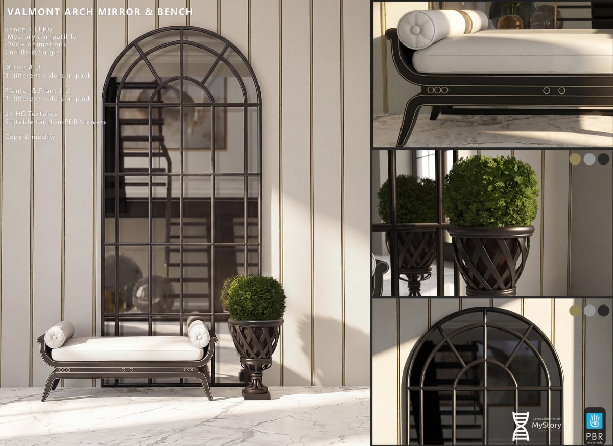 Valmont Bench SET PBR PG Only