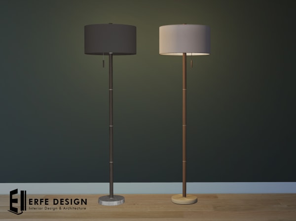 -Valencia Floor Lighting 2 COLORED 6 LI [Erfe Design] *