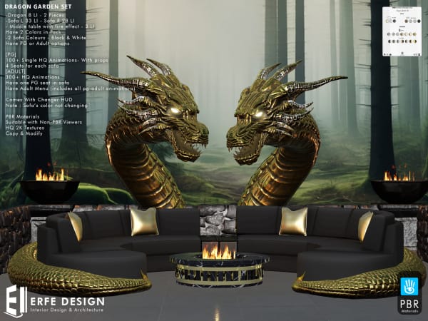 Dragon Garden Set PBR PG FULL PACK [Erfe Design]*
