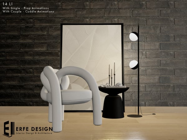 Helen Armchair Set  HUGE Pack 10 LI [Erfe Design] *
