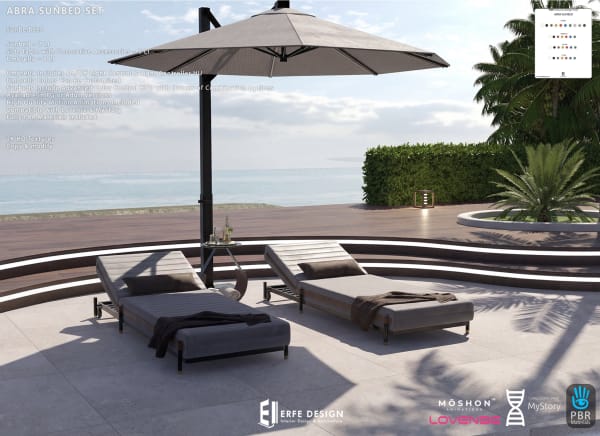 Abra Sunbed Set ADULT V. [Erfe Design]