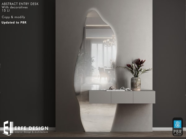 Abstract Entry Desk PBR 15 LI [Erfe Design] *