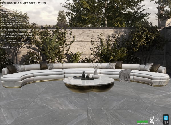 Aphrodite C Sofa PG WHITE