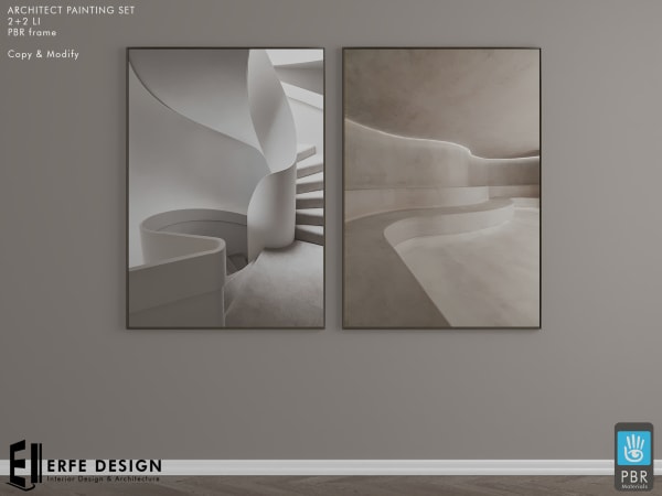 Architect Painting Set 4 LI [Erfe Design] *