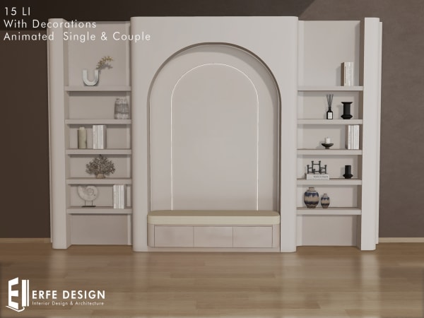 Bella Bookcase 16 LI Animated [Erfe Design] *